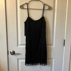 Brand New with tags, black fringe dress